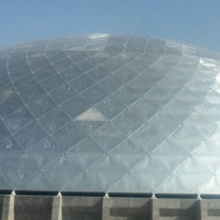 Aluminium Geodesik Dome/penutup mandiri/penutup tangki/Penutup aluminium/atap/atas/Aluminum Geodesic Dome/ self-supporting cover/tank cover/ Aluminum cover/roof/top