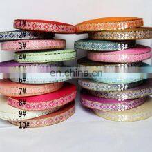 Spot Wholesale Width 1.2CM Jacquard Ribbon DIY Decorative Belt Ribbon Group Bag Edge Jacquard Lace With Diamond Pattern thumbnail-2