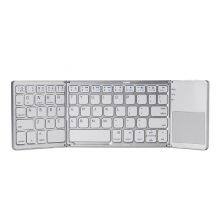 B033 Portable Three-fold Keyboard Wireless Bluetooth Folding Thin Digital Touch Three-system Mobile Phone Tablet Notebook thumbnail-2