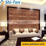 bedroom faux leather 3d wall panel for tv background