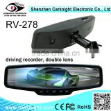 HD 720P Car DVR 2.7 inch mirror with Car Black Box/ Rearview mirror with CCTV camera
