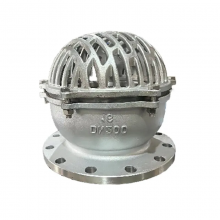 OEM PN40 DN150 WCB SS304 Flange Foot Valve Water Non Return Valve ANSI 150LB 304 Bottom Valve for Clean Water Pipes thumbnail-3