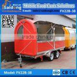 Newest Design BBQ Cart-kebab Van-coffee Cart Trailer for Sale Coffee,snack Food,crepe thumbnail-2