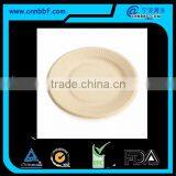 Nature Fiber Pulp Biodegradable Wheat Straw 6'' 7'' 8'' Round Cake Plates thumbnail-1
