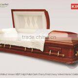 WESTON Coffin Crafts American Veneer Mdf Casket