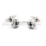 Silver Colour Brass Cufflinks High Quality Men Shirt Cufflinks thumbnail-1
