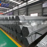 Round hot dippeed galvanized steel pipes for construction