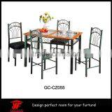 Excellent quality wrought iron modern formal european style dining room set