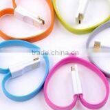 2015 Hotest 25cm Noodle Micro USB Cable for Samsung thumbnail-6