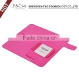 Factory Price Universal Wallet PU Leather Stand Mobile Phone Case With Clip thumbnail-6