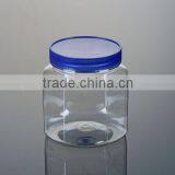 900ml Octagon Plastic Clear Bottle Packaging for Honey Jar,candy Jars