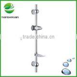 Stainless Steel Shower Support Bar With Soap Dish and Adjustable Shower Holder 25mm Steel Round Bar thumbnail-1