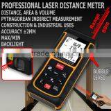 Area Volume Measurer Range Finder Accuracy 2mm 80m/262ft Laser Distance Meter thumbnail-2
