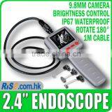 2.4" LCD Video Borescope Endoscope Snake Pipe Cable Inspection Camera thumbnail-1