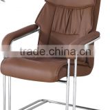 Workwell High Back Modern Designer Brown Leather Office Chair