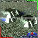 New Design Yellow and Red Color 6pcs 5mm Ultra Bright LEDs Aluminum Led Solar Road Stud With Quick Delivery thumbnail-1