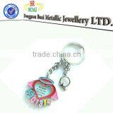 Popular Alloy Metal Heart Shaped Photo Frame Keychain