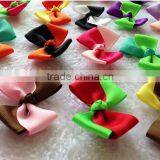 Two Color Popular Grosgrain Ribbon Bow,satin Gift Ribbon Bow Pre-made Bow thumbnail-3