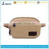 Wholesale Canvas Messenger Bag Popular Good Quality Canvas Waist Bag Round Vintage Bags
