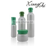 White Printing Cosmetic Packing Set With Aluminum Cap And Spary