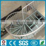 Australia Standard Black Color Aluminum Frame Indoor Glass Spiral Stair thumbnail-4