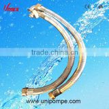 Ant-vibration stainless steel flexible hose with brass fittings