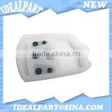 Pure White Silicone Lock and Unlock Button thumbnail-2