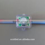 100PCS/ String 12V IP68 WS2811/2801 Pixel Full Color RGB Square LED Module String Waterproof Addressable LED thumbnail-6