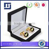 Special Export Trade PU Leather Men Cufflinks Box Jewelry Storage Box Quality Choice thumbnail-3