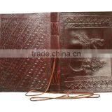 Leather Journal Diary Notebook Sketchbook Book Dragon Emboss Handmade Leather thumbnail-4
