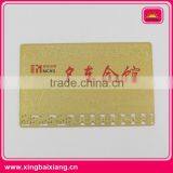 Gold Silver Metal Gift Card, Metal Credit Card