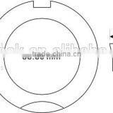 Clear Round Cosmetic Empty Sifter Compact Powder Case thumbnail-2