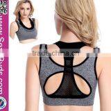 2016 Fashion Style Women Stretch Top Rank Yoga Fitness Push up Fit Sports Bra thumbnail-3