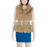 Classic Fur Waistcoat Woman Rabbit Fur Waistcoat KZ14002 thumbnail-1