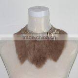 Rabbit Fur Collar Beading Fur Collar Trim Collar KZ140013 thumbnail-1