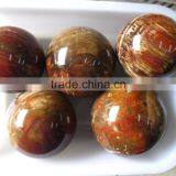 Wholesale Natural Rock Hand Carved Red Jasper Crystal Balls
