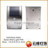 New Patent 3 SMD LED Solar Wedge Light PIR Solar Led Outdoor Wall Light Solar Led Outdoor Wall Light