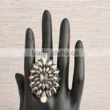 Nice Design Crystal Rhinestone Rings Wholesale, Stretch Rings With Fashion Stretch thumbnail-1