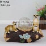 Solar Hand Lamp Meerkat Figurines Led the Lamp thumbnail-3