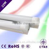 Led tube t8 150cm with CE&ROHS approved integrated LED Tube 22W 100lm/w 5ft t8 led tube