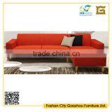 Three Seat Plus Chaise Lounge Couch, Fabric High Rebound Spinge Sofa thumbnail-4