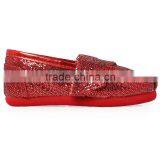 Christmas Gift RED Glitter Kids Shoes Canvas Tiny Baby Shoes Classics Shoes thumbnail-1