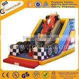 Inflatable Formula Car Theme Slide With Air Blower A4068 thumbnail-1