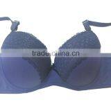 2016 Beautiful Bra Latest Fashion Sexy Bra Design Women Deep V Thick Padded Underwire Lace Bra Push-Up Bra Big Size 38C thumbnail-1