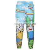 2015 Women Pants Harem pants Adventure Time Print Sublimation Print Trousers N18-4
