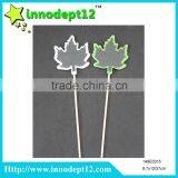 Leaf Shape Non-woven Garden Decoration Wooden Blackboard Plant Lable thumbnail-1