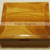 Fashion High End Logo Print Wooden Gift Boxes Wooden Jewelry Boxes for Unique Jewelry Packaging thumbnail-6