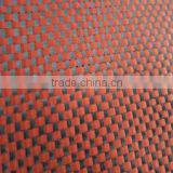 3K 200g Twill Carbon aramid fiber cloth, red carbon kevlar mix fiber fabirc