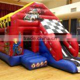 Wacky Racers Jumping House for Kids,2016 Cheap Inflatable Castle by Slide Rental