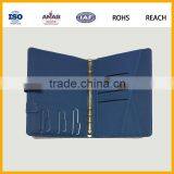 Factory Price Custom Leather Notebook Cover File Folder Cover Work Diary Cover Document Cover